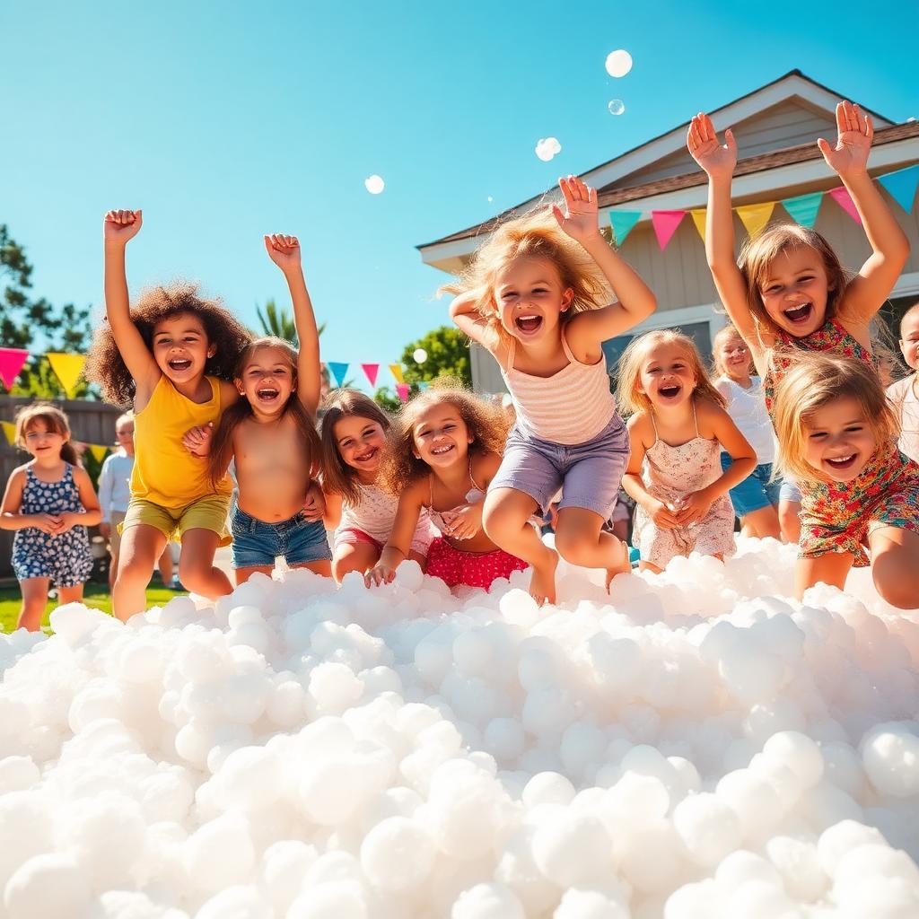 Foam party fun